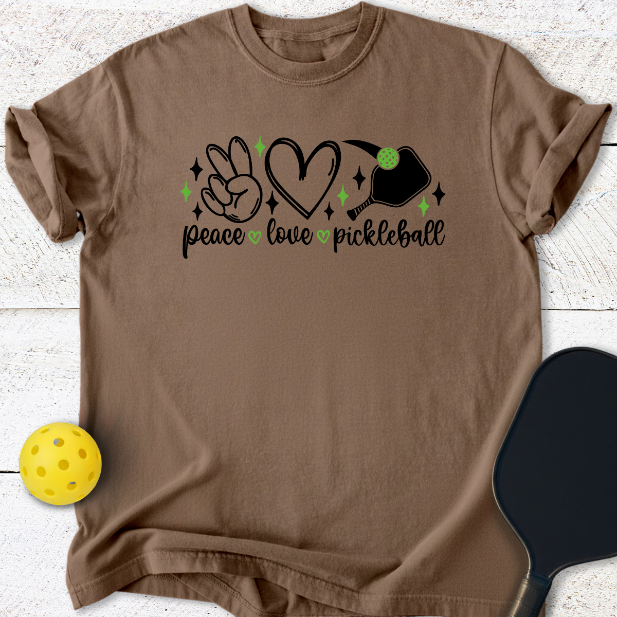 Peace Love Pickleball T-Shirt