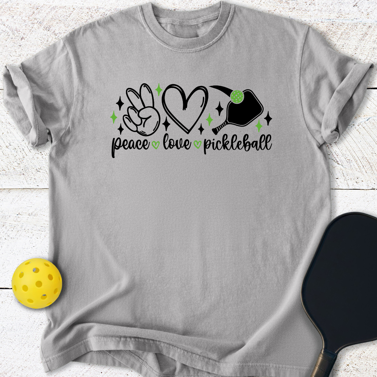 Peace Love Pickleball T-Shirt