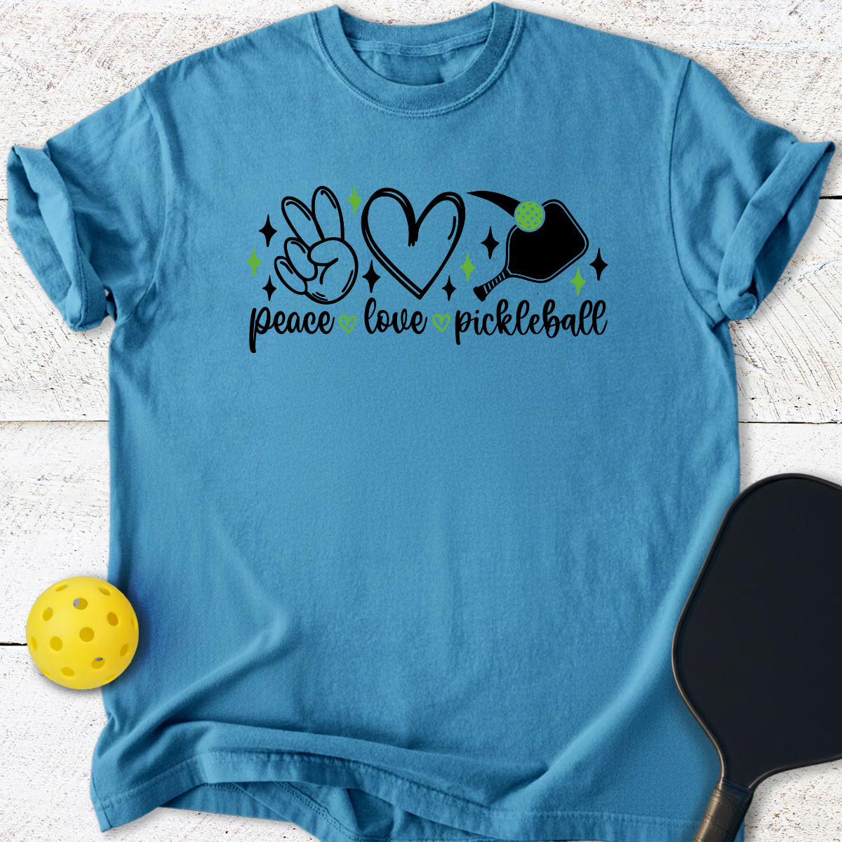 Peace Love Pickleball T-Shirt