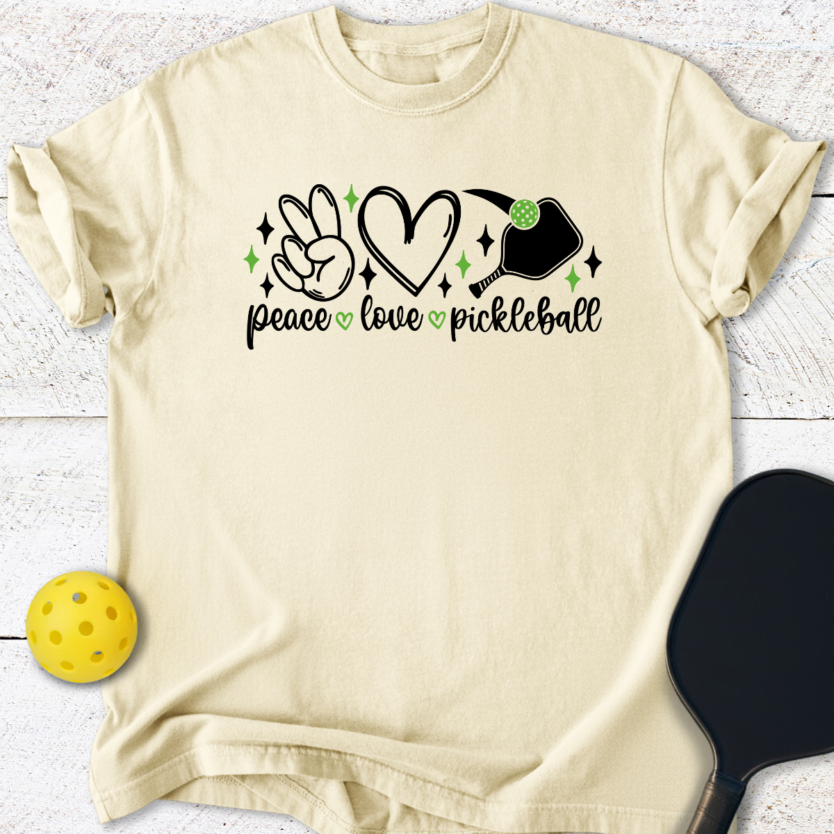 Peace Love Pickleball T-Shirt