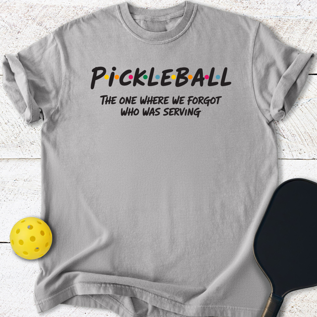 Funny Pickleball Definition Humor T-Shirt
