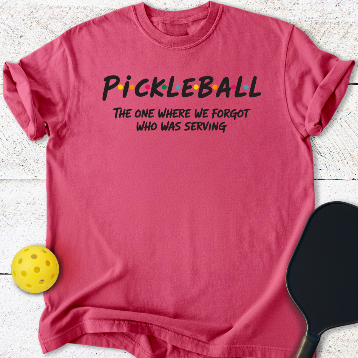 Funny Pickleball Definition Humor T-Shirt